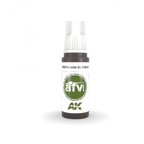 AK Interactive AK11369 Russian Dark Brown 6K 17 ml akril makett festék