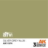 AK Interactive AK11374 Silver Grey No.28 17 ml akril makett festék