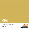 AK Interactive AK11377 Light Stone No.61 17 ml akril makett festék