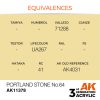 AK Interactive AK11378 Portland Stone No.64 17 ml akril makett festék