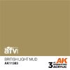 AK Interactive AK11383 British Light Mud 17 ml akril makett festék