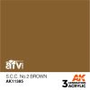 AK Interactive AK11385 S.C.C. No.2 Brown 17 ml akril makett festék