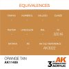 AK Interactive AK11409 Orange Tan 17 ml akril makett festék