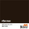 AK Interactive AK11418 Brown Black 17 ml akril makett festék