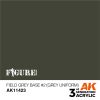 AK Interactive AK11423 Field Grey Base #2 (Grey Uniform) 17 ml akril makett festék