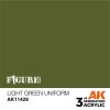 AK Interactive AK11428 Light Green Uniform 17 ml akril makett festék