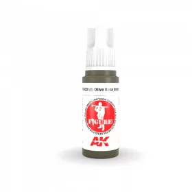   AK Interactive AK11433 US Olive Base Uniform 17 ml akril makett festék