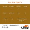 AK Interactive AK11440 Desert Uniform Base 17 ml akril makett festék