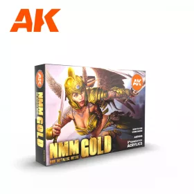   AK Interactive AK11606 NON METALLIC METAL: GOLD - 17 ml akril makett festék készlet