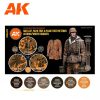 AK Interactive AK11625 OAK LEAF AUTUMN-WINTER 3G akril makett festék készlet