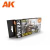 AK Interactive AK11626 WAFFEN SPRING-SUMMER CAMOUFLAGE 3G akril makett festék készlet