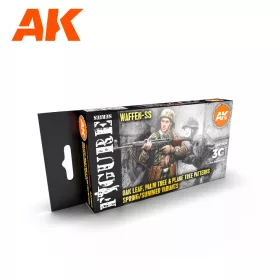   AK Interactive AK11626 WAFFEN SPRING-SUMMER CAMOUFLAGE 3G akril makett festék készlet