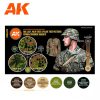 AK Interactive AK11626 WAFFEN SPRING-SUMMER CAMOUFLAGE 3G akril makett festék készlet