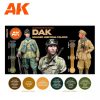 AK Interactive AK11628 DAK SOLDIER UNIFORM COLORS 3G akril makett festék készlet