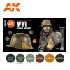 AK Interactive AK11629 WWI GERMAN UNIFORM 3G akril makett festék készlet