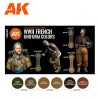 AK Interactive AK11633 FRENCH UNIFORM COLORS 3G akril makett festék készlet