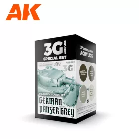   AK Interactive AK11642 MODULATION GERMAN PANZER GREY 3G akril makett festék készlet