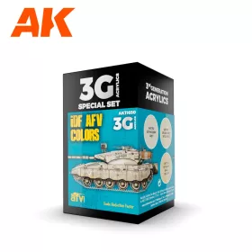   AK Interactive AK11650 IDF AFV COLOR COMBOS akril makett festék készlet