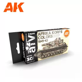   AK Interactive AK11652 AFRIKA KORPS 3G akril makett festék készlet