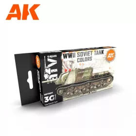   AK Interactive AK11657 SOVIET CAMOUFLAGES 3G akril makett festék készlet