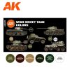 AK Interactive AK11657 SOVIET CAMOUFLAGES 3G akril makett festék készlet