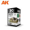 AK Interactive AK11658 NATO COLORS 3G akril makett festék készlet