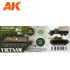 AK Interactive AK11659 VIETNAM COLORS 3G akril makett festék készlet