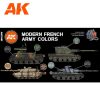 AK Interactive AK11661 MODERN FRENCH AFV 3G akril makett festék készlet