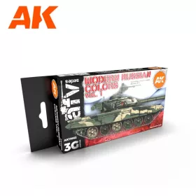   AK Interactive AK11662 MODERN RUSSIAN COLOURS VOL 1 3G akril makett festék készlet