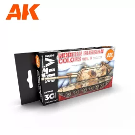   AK Interactive AK11663 MODERN RUSSIAN COLOURS VOL 2 3G akril makett festék készlet