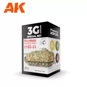   AK Interactive AK11664 GERMAN STANDARD 44-45 COMBO 3G akril makett festék készlet