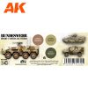 AK Interactive AK11666 BUNDESWEHR DESERT COLORS 3G akril makett festék készlet