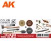 AK Interactive AK11670 STANDARD TOOLS ALL ERAS COMBO 3G akril makett festék készlet