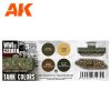 AK Interactive AK11686 WWI GERMAN TANK COLORS akril makett festék készlet