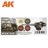 AK Interactive AK11688 WWII GERMAN TANK INTERIOR COLORS akril makett festék készlet