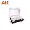 AK Interactive AK11705 PLASTIC BRIEFCASE The Best 3G 120 AFV COLORS akril makett festék