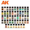 AK Interactive AK11708 PLASTIC BRIEFCASE The Best 3G 52 ENAMELS COLORS weathering effektek