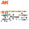 AK Interactive AK11717 WWII Luftwaffe Mid-War Colors SET 3G akril makett festék készlet