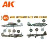 AK Interactive AK11718 WWII Luftwaffe Late War Colors SET 3G akril makett festék készlet