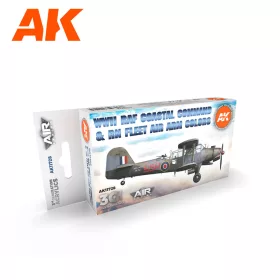   AK Interactive AK11728 WWII RAF Coastal Command & RN Fleet Air Arm SET 3G akril makett festék készlet