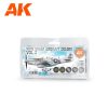 AK Interactive AK11733 WWII USAAF Aircraft Colors Vol.2 SET 3G akril makett festék készlet