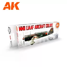   AK Interactive AK11735 WWII IJAAF Aircraft Colors SET 3G akril makett festék készlet