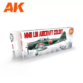   AK Interactive AK11737 WWII IJN Aircraft Colors SET 3G akril makett festék készlet