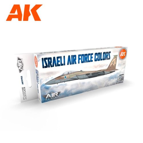 AK Interactive AK11752 Israeli Air Force Colors SET 3G akril makett festék készlet