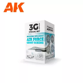   AK Interactive AK11753 Modern Hellenic Air Force Ghost Scheme SET 3G akril makett festék készlet