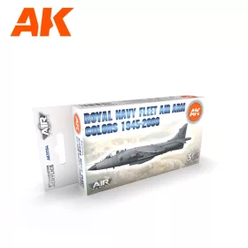   AK Interactive AK11754 RN Fleet Air Arm Aircraft Colors 1945-2010 SET 3G akril makett festék készlet