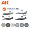 AK Interactive AK11754 RN Fleet Air Arm Aircraft Colors 1945-2010 SET 3G akril makett festék készlet