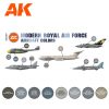 AK Interactive AK11755 Modern Royal Air Force Aircraft Colors SET 3G akril makett festék készlet