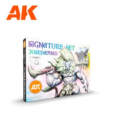 AK Interactive AK11757 SIGNATURE SET - JOSEDAVINCI 3G akril makett festék készlet