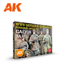   AK Interactive AK11759 CALVIN TAN PERSONAL MIXES SET akril makett festék készlet